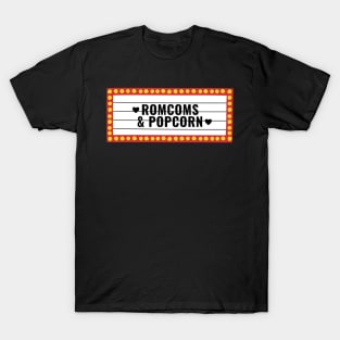 Romcoms and Popcorn T-Shirt